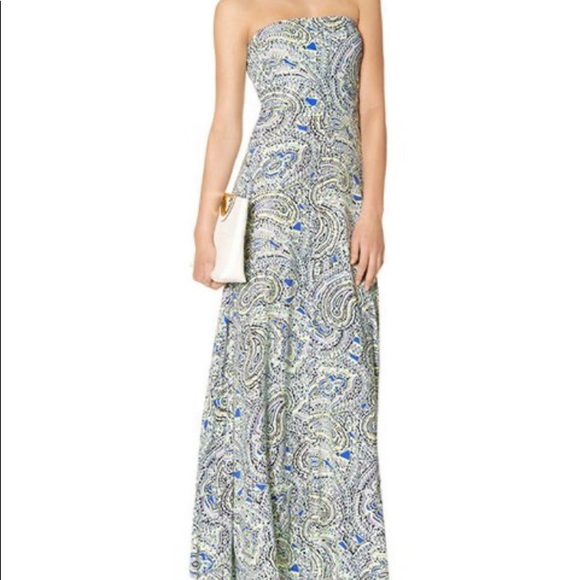 The Limited Dresses & Skirts - SALE-Marked 50% off! The Limited Strapless Liberty Floral Maxi Dress